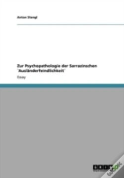 Capa do artigo Zur Psychopathologie Der Sarrazinschen A'Auslaã‚Â¤Nderfeindlichkeita'
