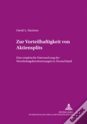 Capa do artigo Zur Vorteilhaftigkeit Von Aktiensplits