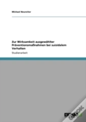 Zur Wirksamkeit Ausgewaã‚Â¤Hlter Praã‚Â¤Ventionsmaaynahmen Bei Suizidalem Verhalten