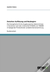 Capa do artigo Zwischen Auflaã‚Â¶Sung Und Neubeginn